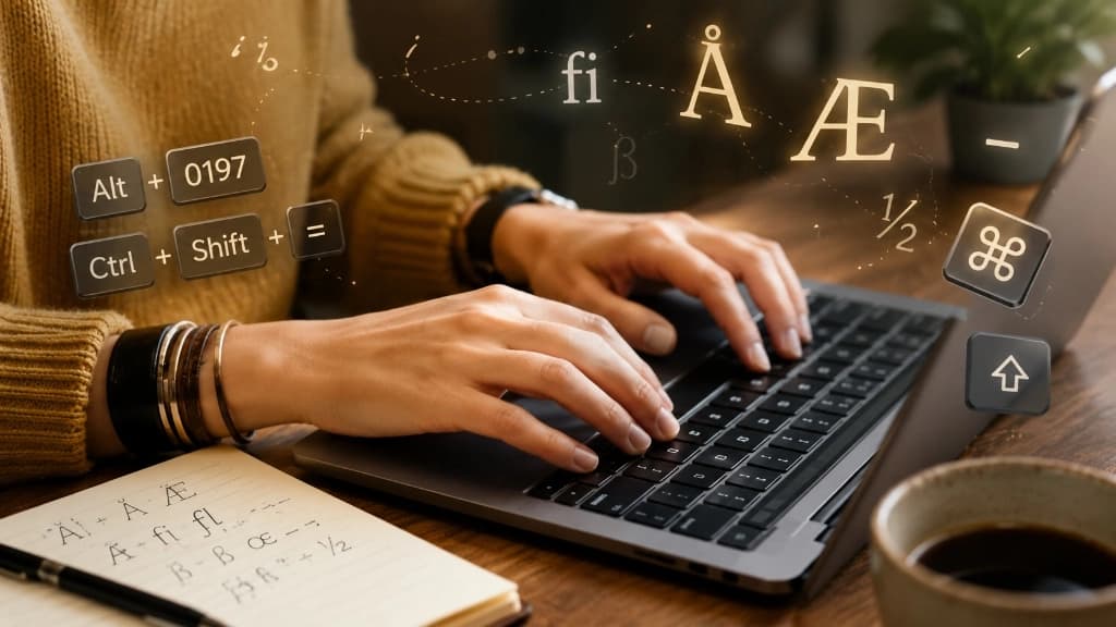 AMS Font Typing Guide & Shortcuts