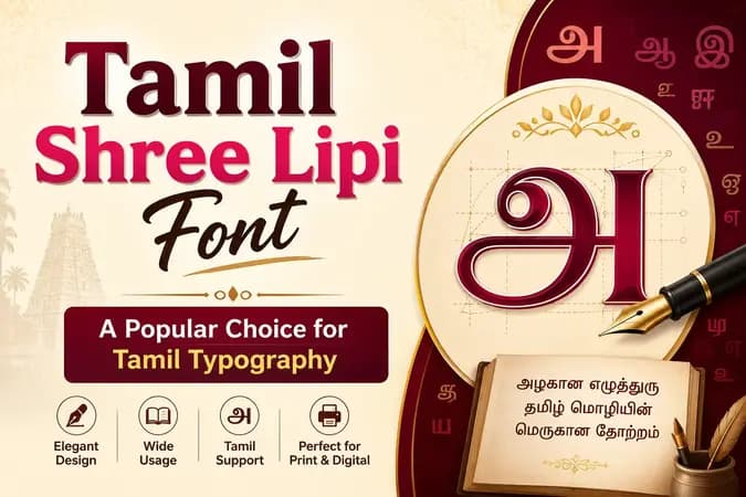 Tamil Shree Lipi Font – A Popular Choice for Tamil Typography