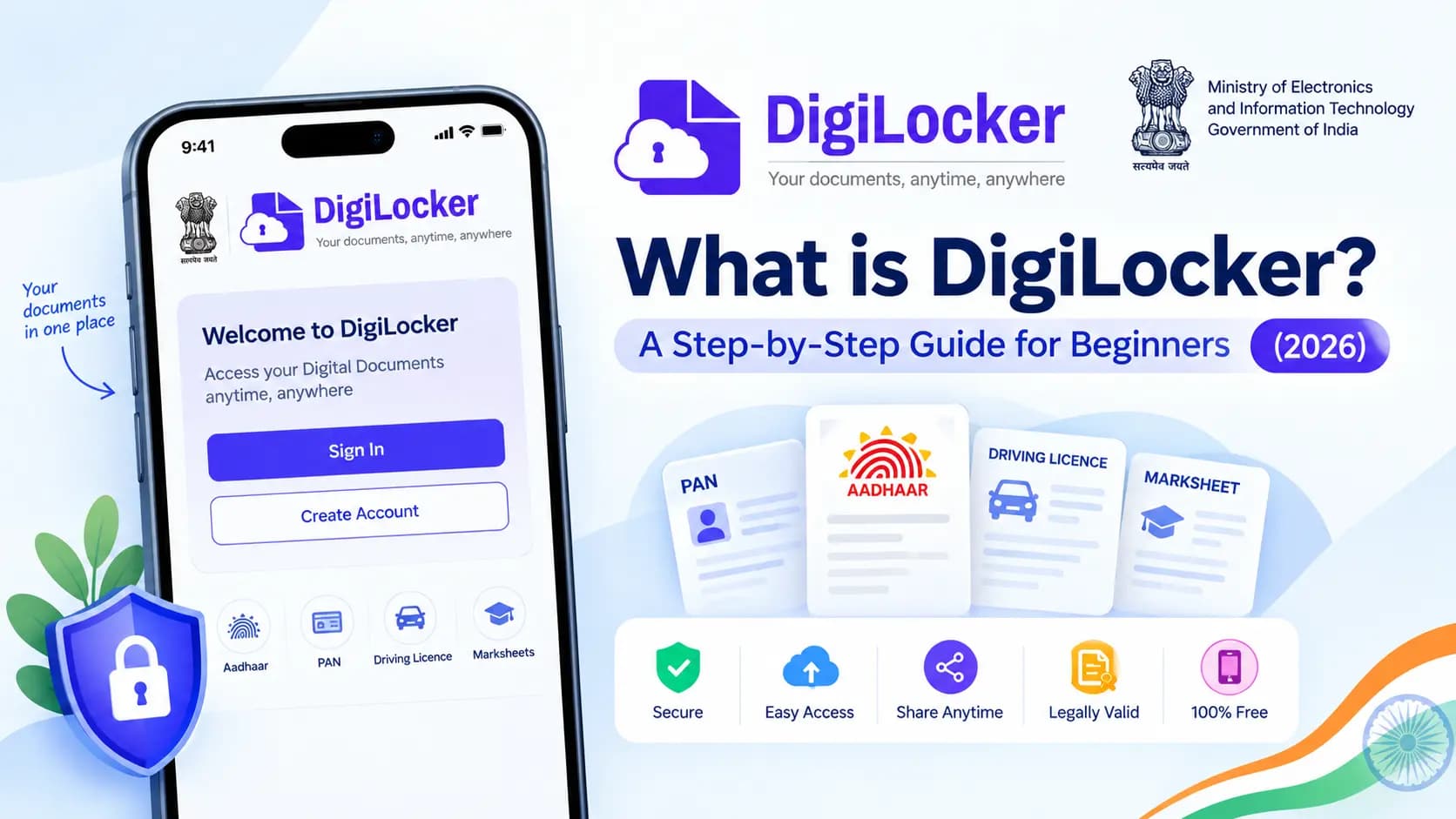 DigiLocker mobile app and website usage guide