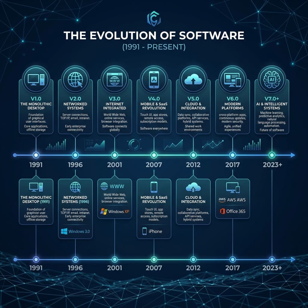 Shree Lipi version history timeline from 1991 to Shree Lipi NXT Plus