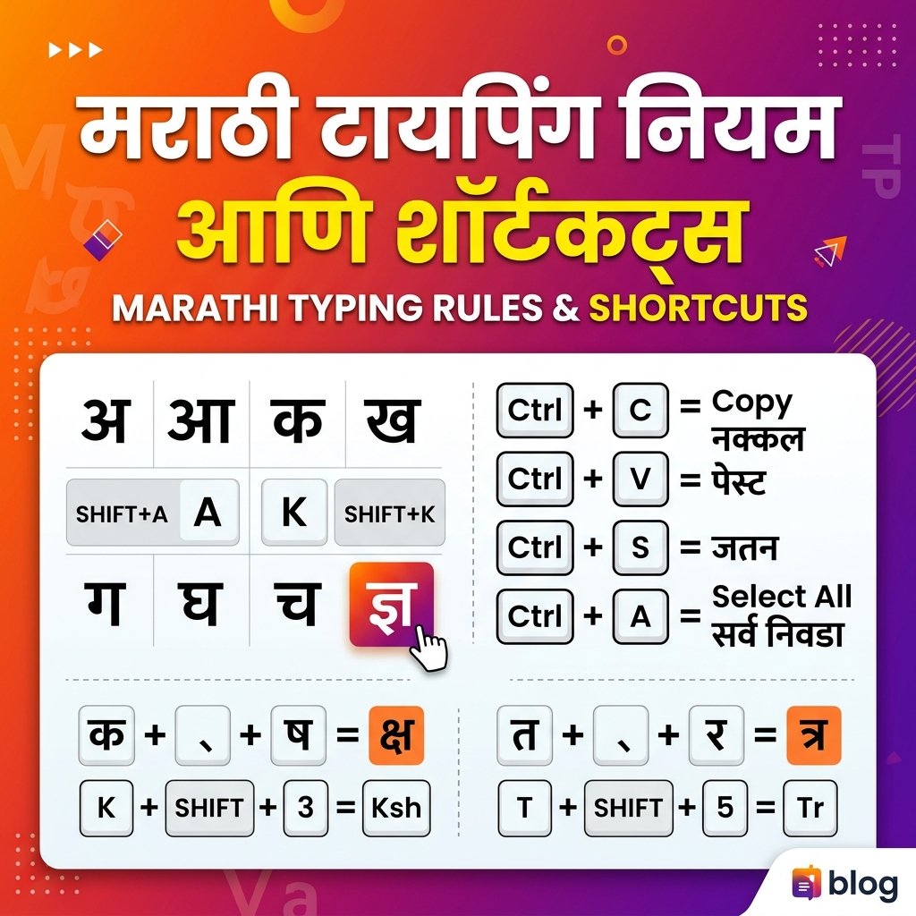 Marathi Typing Rules & Shortcuts