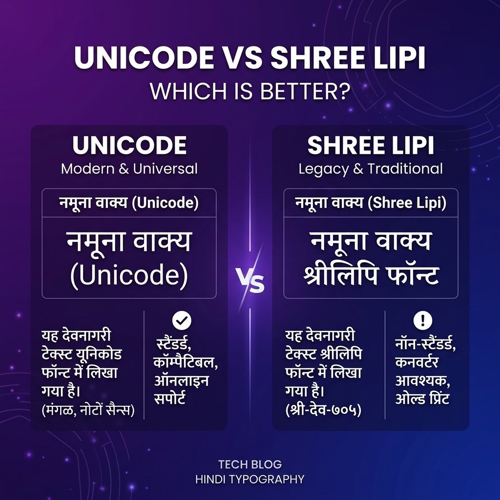 Unicode vs Shree Lipi: Which is Better?
